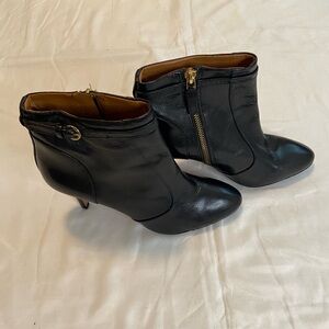 Nine West Mainstay Black Ankle Boots Size 8
